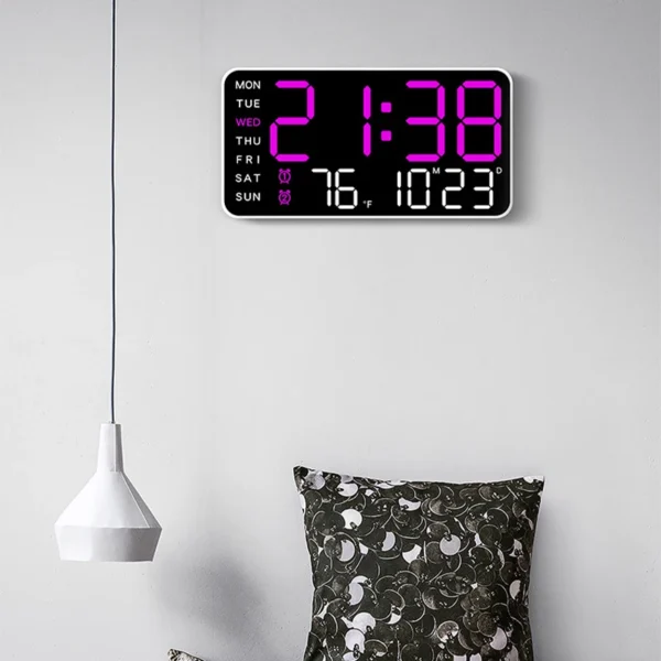 Large LED Digital Wall Clock 6