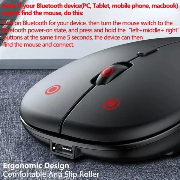 Rechargeable Wireless Gaming Mouse 5