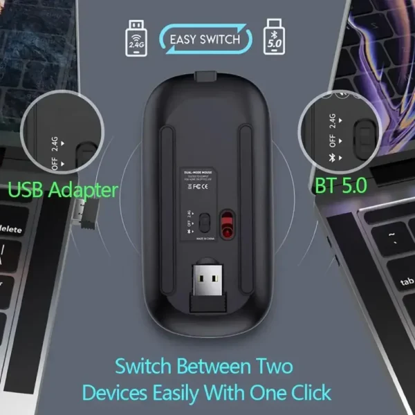 Rechargeable Wireless Gaming Mouse 4