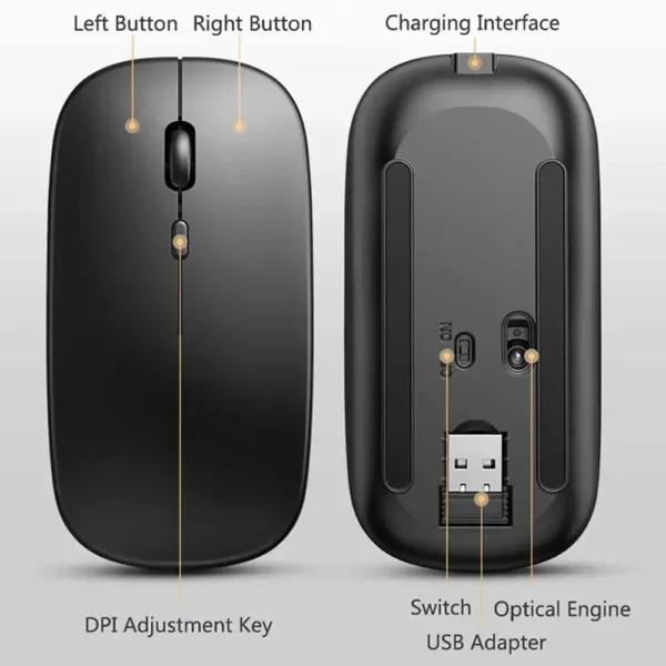 Rechargeable Wireless Gaming Mouse 6