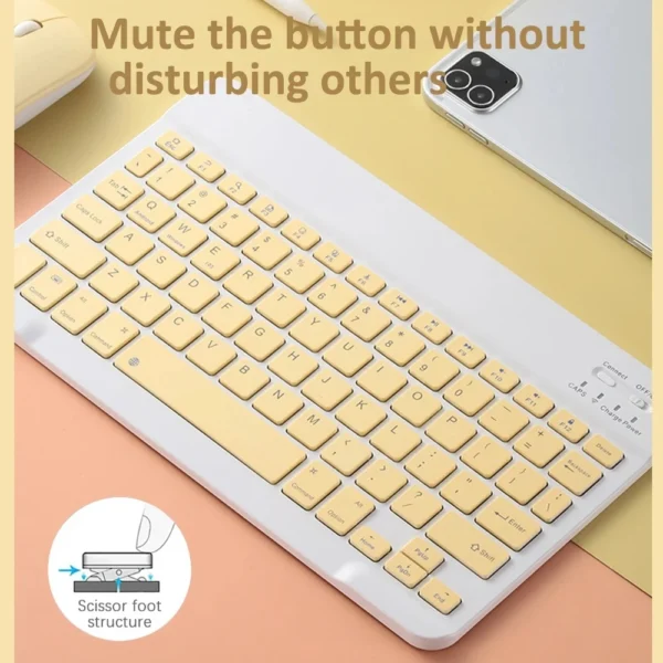 Wireless Bluetooth Keyboard and Mouse 4