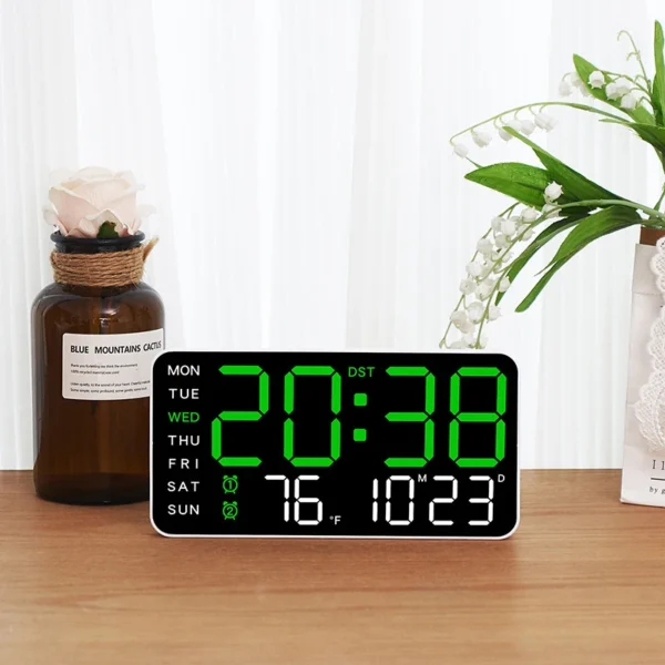 Large LED Digital Wall Clock 4