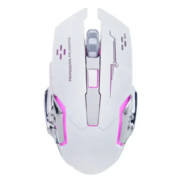 Rechargeable Wireless Mouse Gaming Computer Silent Bluetooth Mouse USB Mechanical E-Sports Backlight PC Gamer Mouse For Computer 5